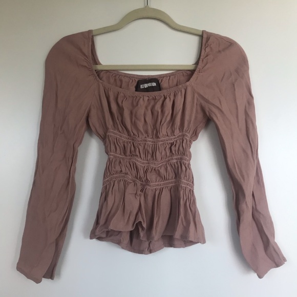 Reformation Laurent Top in blush - Picture 5 of 8